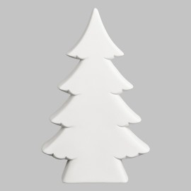 Ceramic Bisque Large Tree Silhouette - Case of 6 Ceramic Bisque Large Tree Silhouette - Case of 6